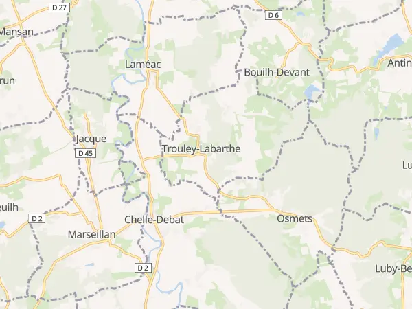Plan de Trouley-Labarthe