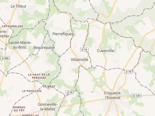 Plan de Villainville