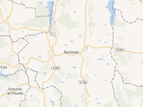 Plan de Bassoues