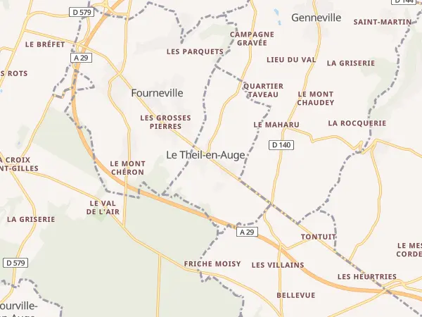 Plan du Theil-en-Auge