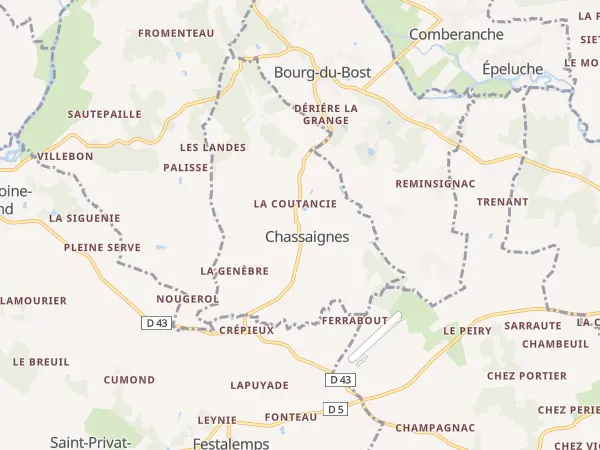 Plan de Chassaignes