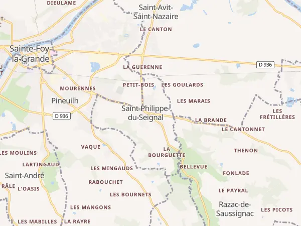 Plan de Saint-Philippe-du-Seignal
