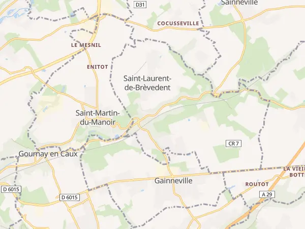 Plan de Saint-Laurent-de-Brèvedent