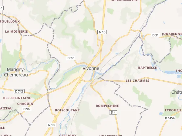 Plan de Vivonne