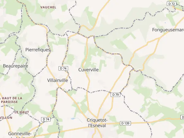 Plan de Cuverville