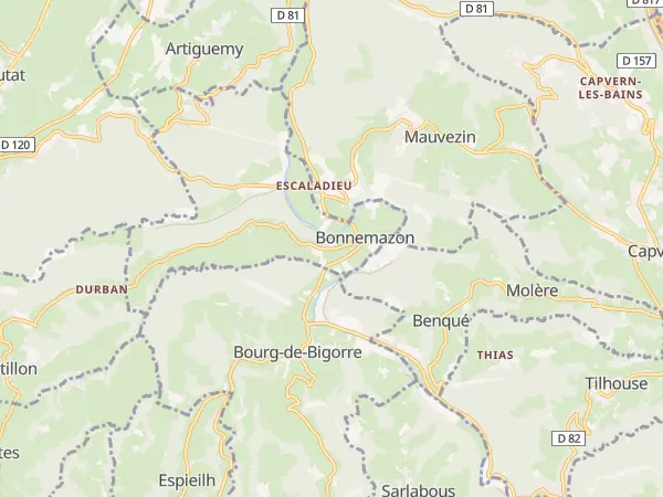 Plan de Bonnemazon
