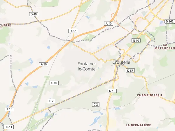 Plan de Fontaine-le-Comte