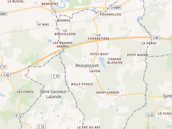 Plan de Beaupouyet