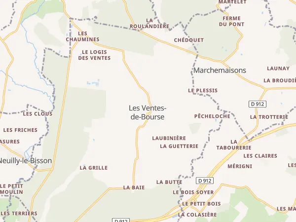 Plan des Ventes-de-Bourse