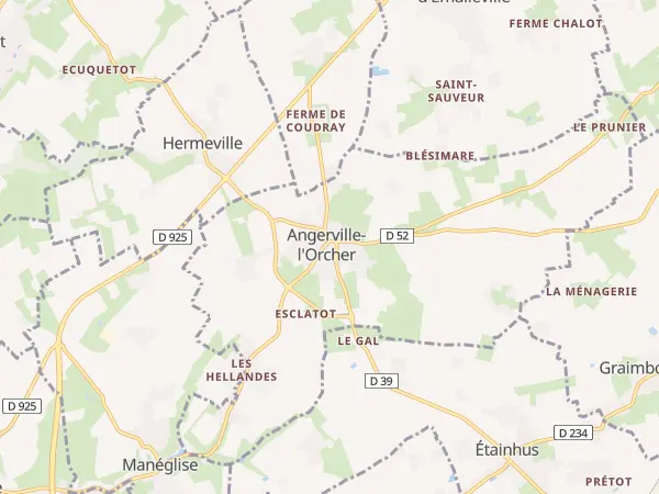 Plan de Angerville-l’Orcher