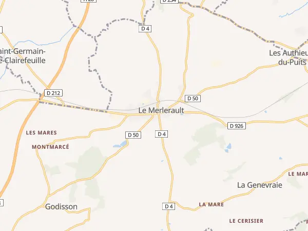 Plan de Merlerault-le-Pin