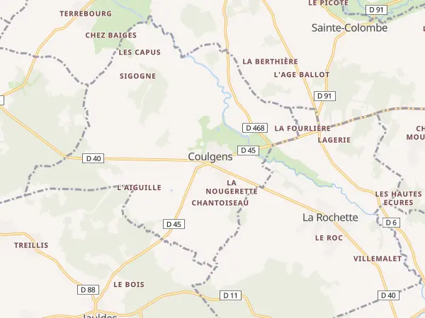 Plan de Coulgens