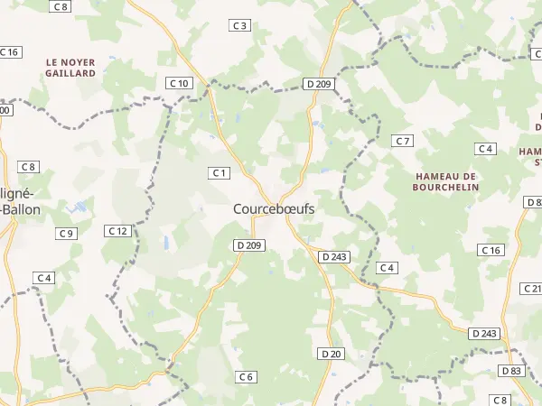 Plan de Courcebœufs