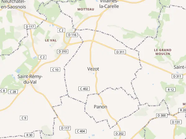 Plan de Vezot