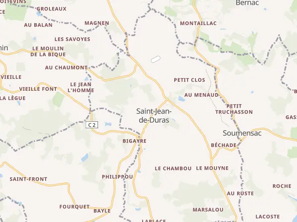 Plan de Saint-Jean-de-Duras