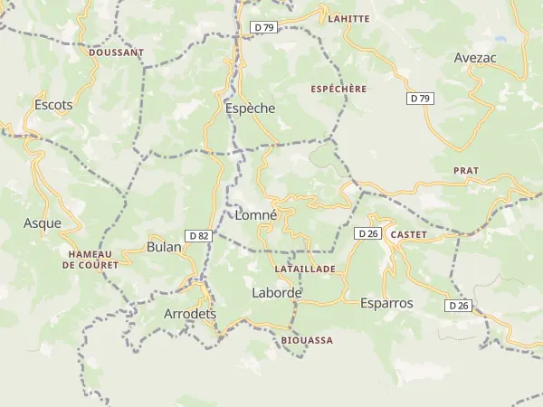 Plan de Lomné
