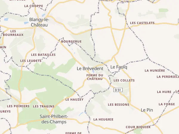 Plan du Brévedent