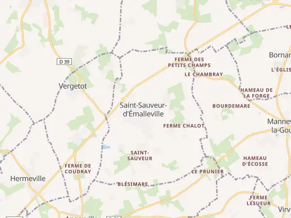 Plan de Saint-Sauveur-d’Émalleville