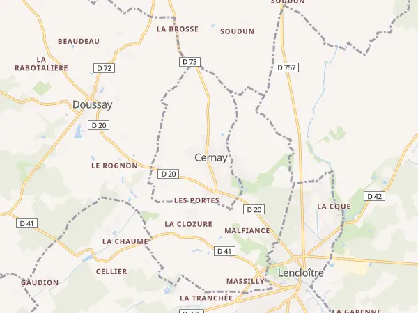 Plan de Cernay