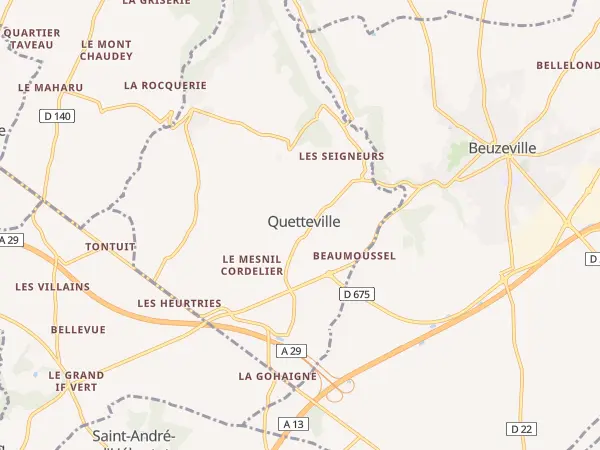 Plan de Quetteville