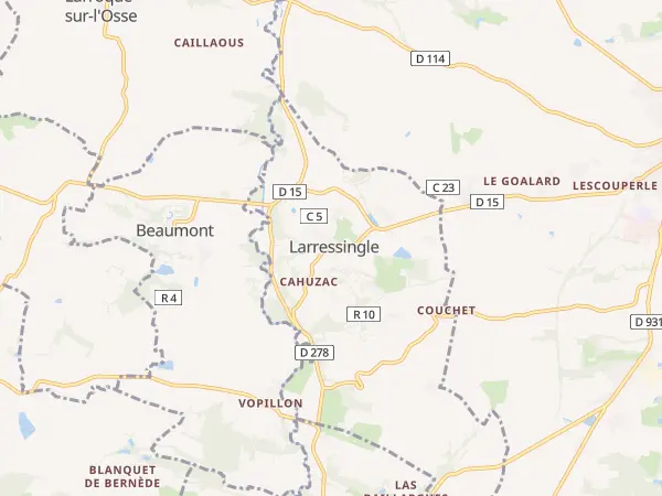 Plan de Larressingle