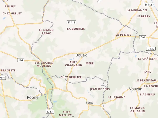 Plan de Bouëx