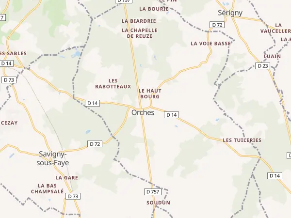 Plan de Orches