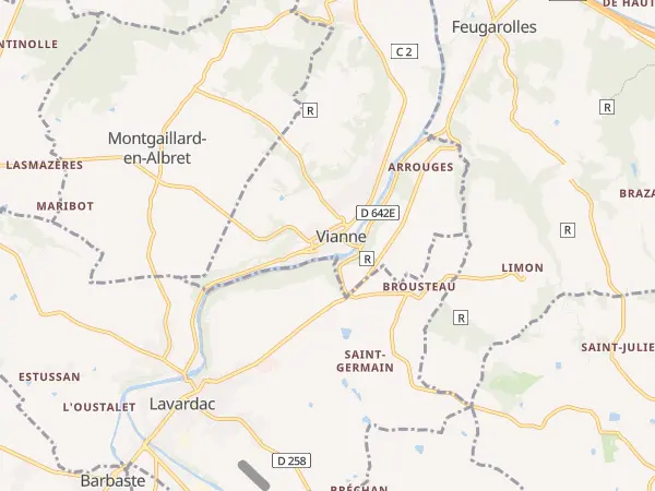 Plan de Vianne
