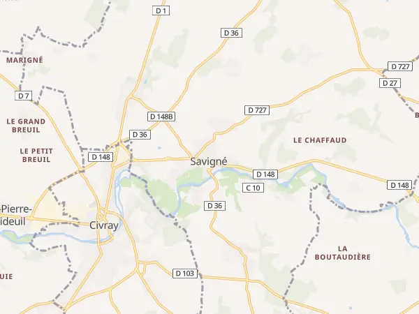 Plan de Savigné