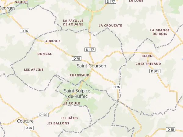 Plan de Saint-Gourson