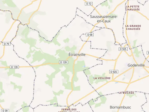 Plan de Écrainville