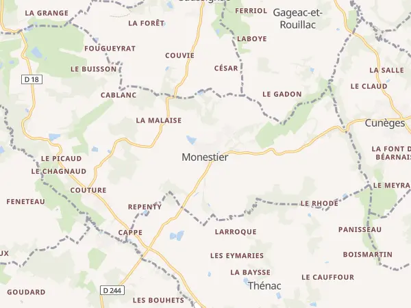 Plan de Monestier
