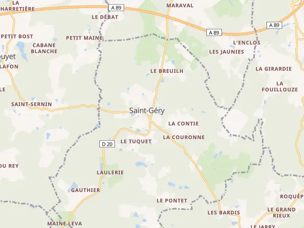 Plan de Saint-Géry