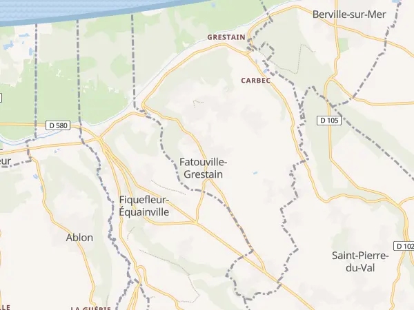 Plan de Fatouville-Grestain
