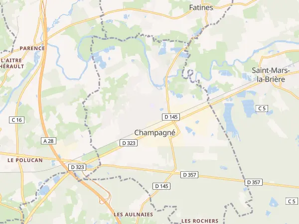 Plan de Champagné