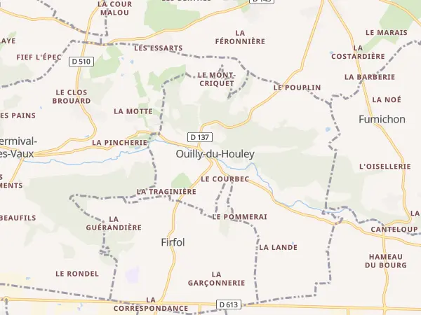 Plan de Ouilly-du-Houley