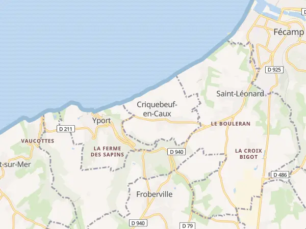Plan de Criquebeuf-en-Caux