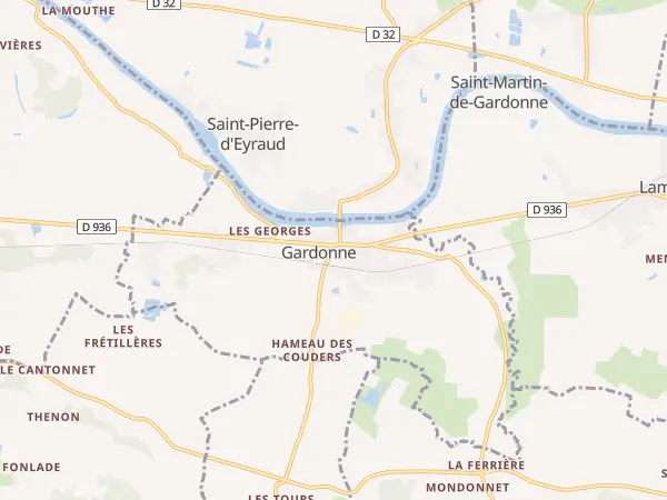 Plan de Gardonne