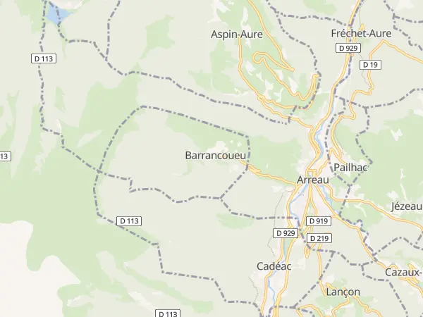 Plan de Barrancoueu