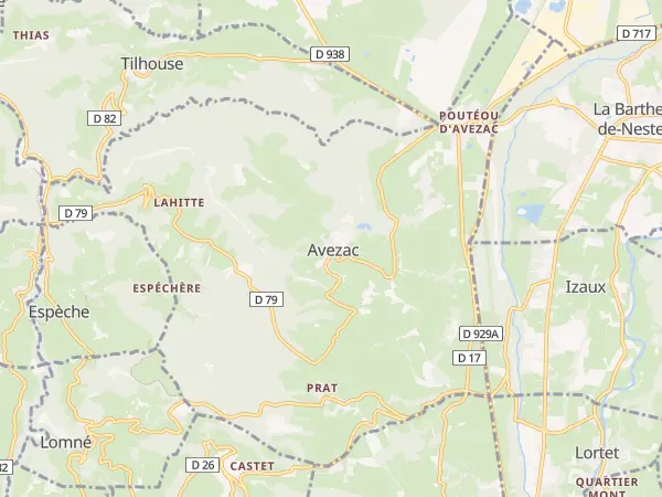 Plan de Avezac-Prat-Lahitte