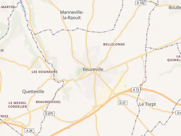 Plan de Beuzeville
