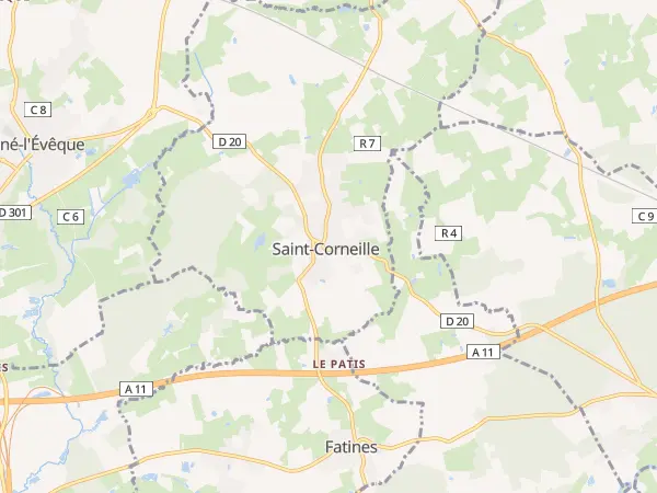 Plan de Saint-Corneille