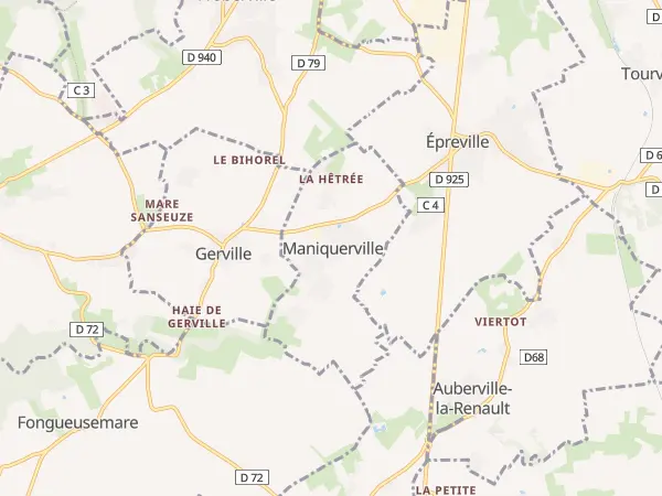 Plan de Maniquerville