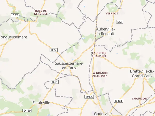 Plan de Sausseuzemare-en-Caux