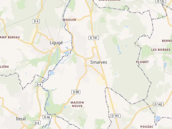 Plan de Smarves