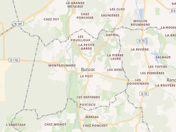 Plan de Bunzac