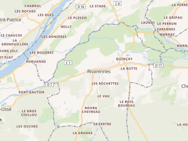 Plan de Rivarennes