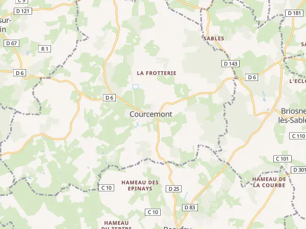 Plan de Courcemont