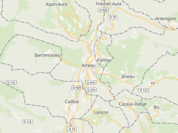 Plan de Arreau