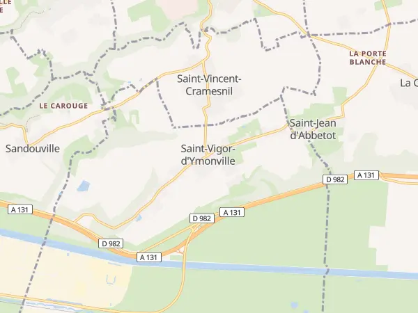 Plan de Saint-Vigor-d’Ymonville